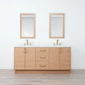 
                  
                    Ashbury SLIM 72" Natural White Oak Bathroom Vanity, Double Sink Teodor Bathroom Vanity Canada
                  
                