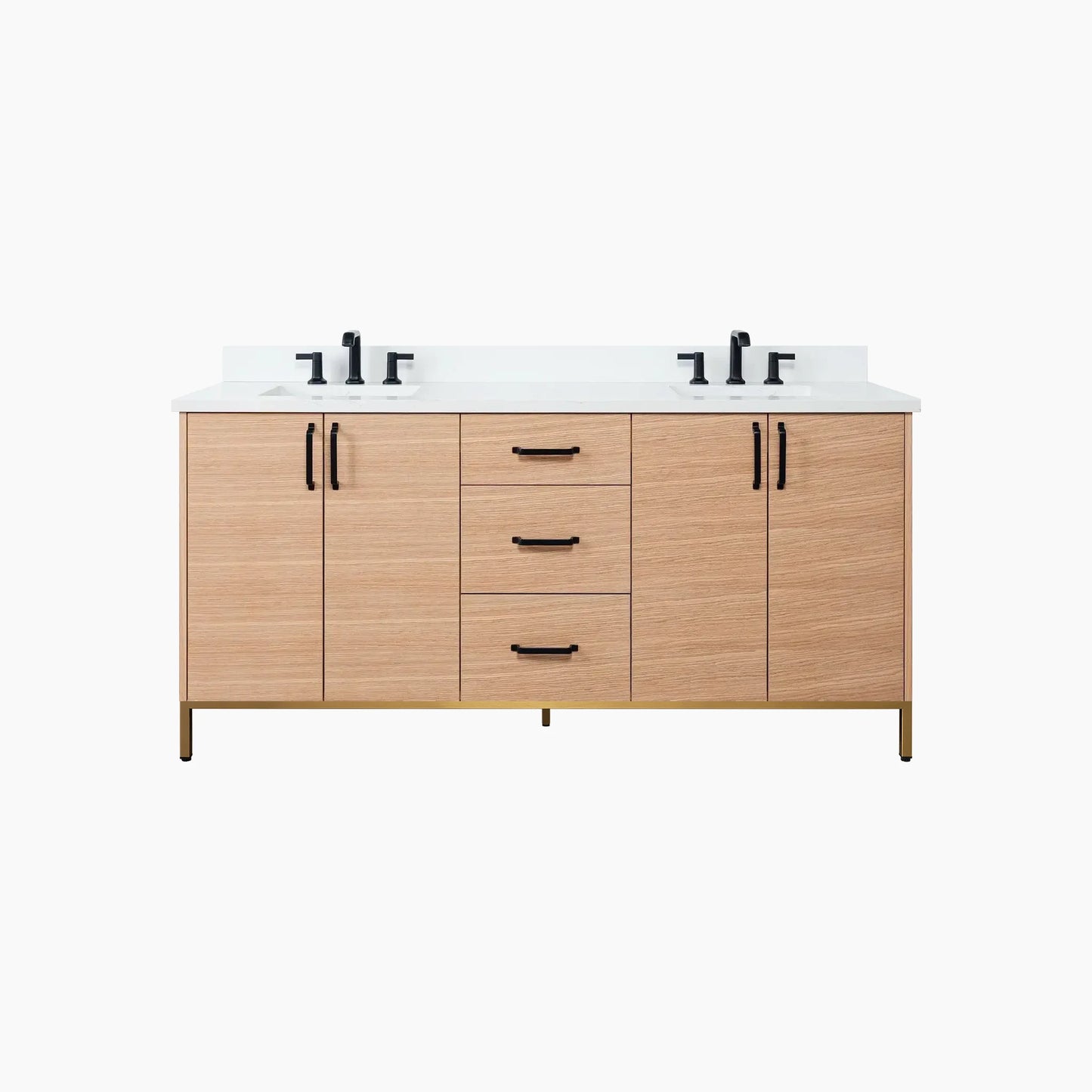 
                  
                    Ashbury 72" Natural White Oak Bathroom Vanity, Double Sink
                  
                