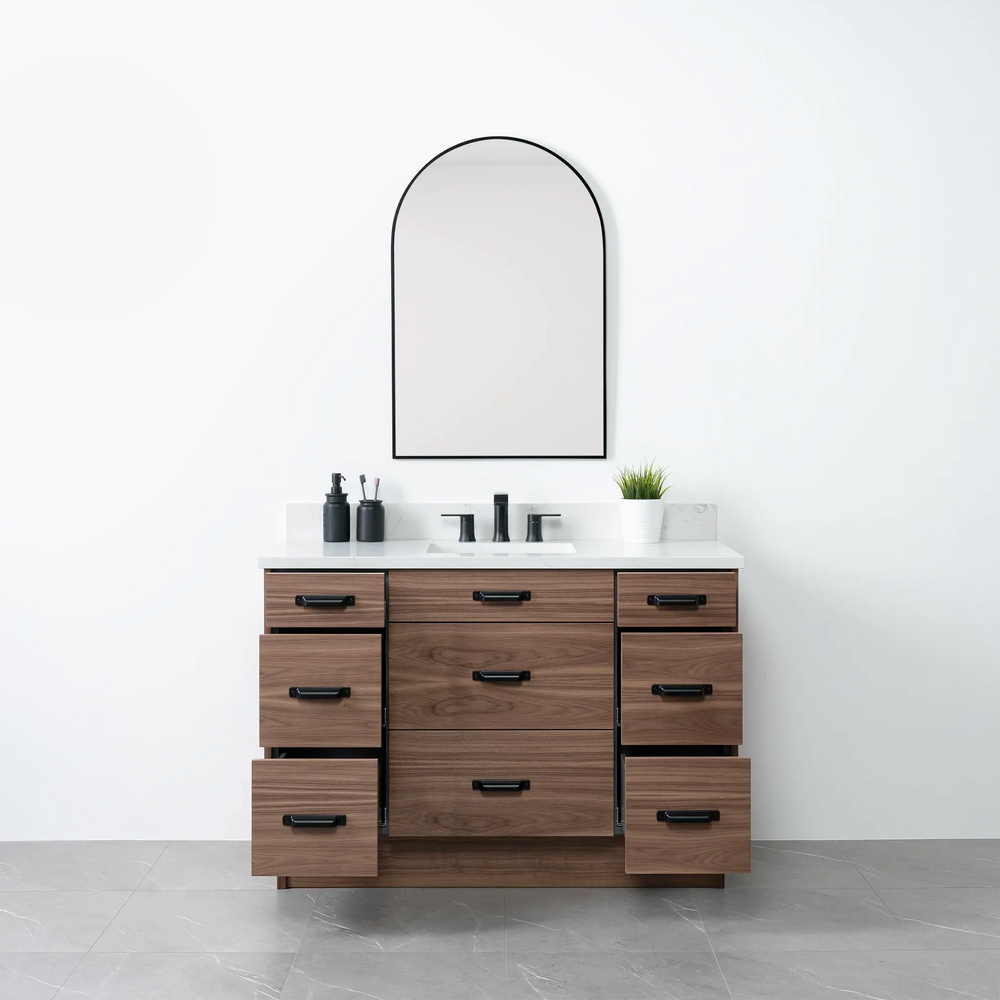
                  
                    Asher 48", Teodor® Modern American Black Walnut Vanity Teodor Bathroom VanityCanada
                  
                