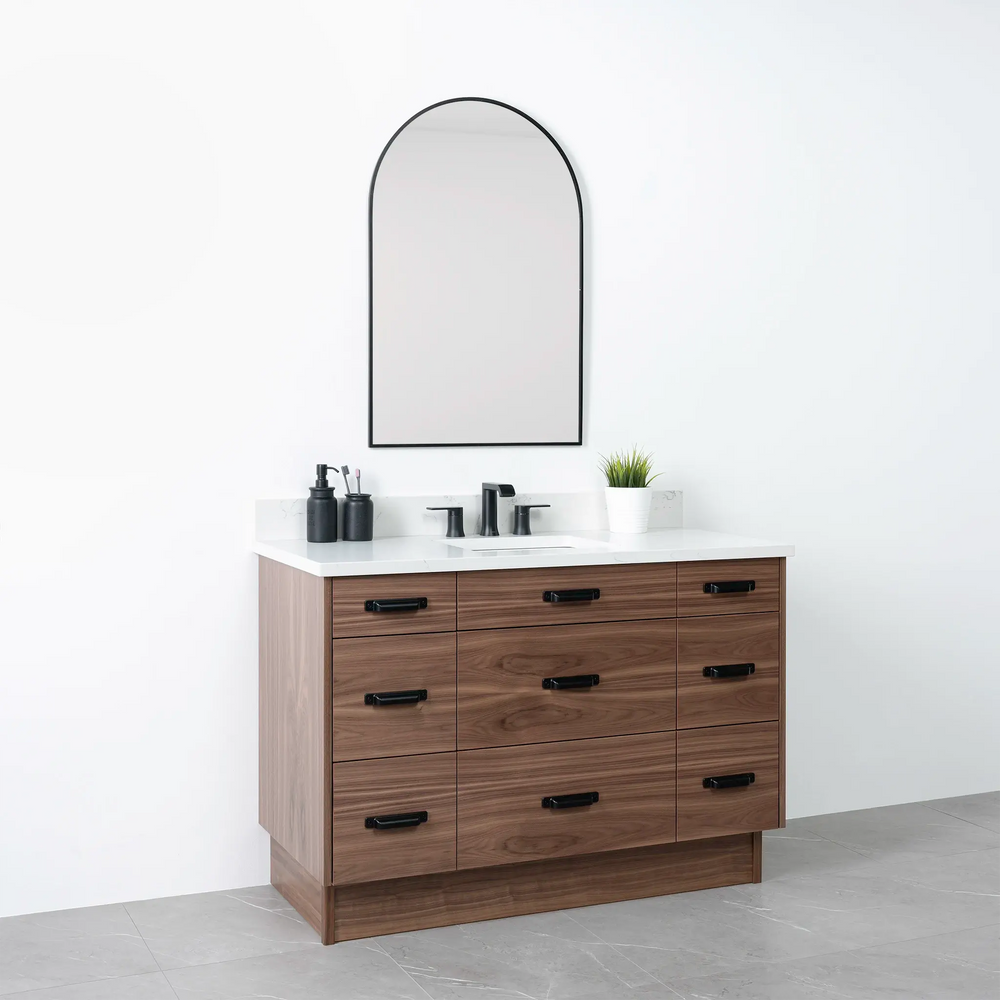 
                  
                    Asher 48", Teodor® Modern American Black Walnut Vanity Teodor Bathroom VanityCanada
                  
                