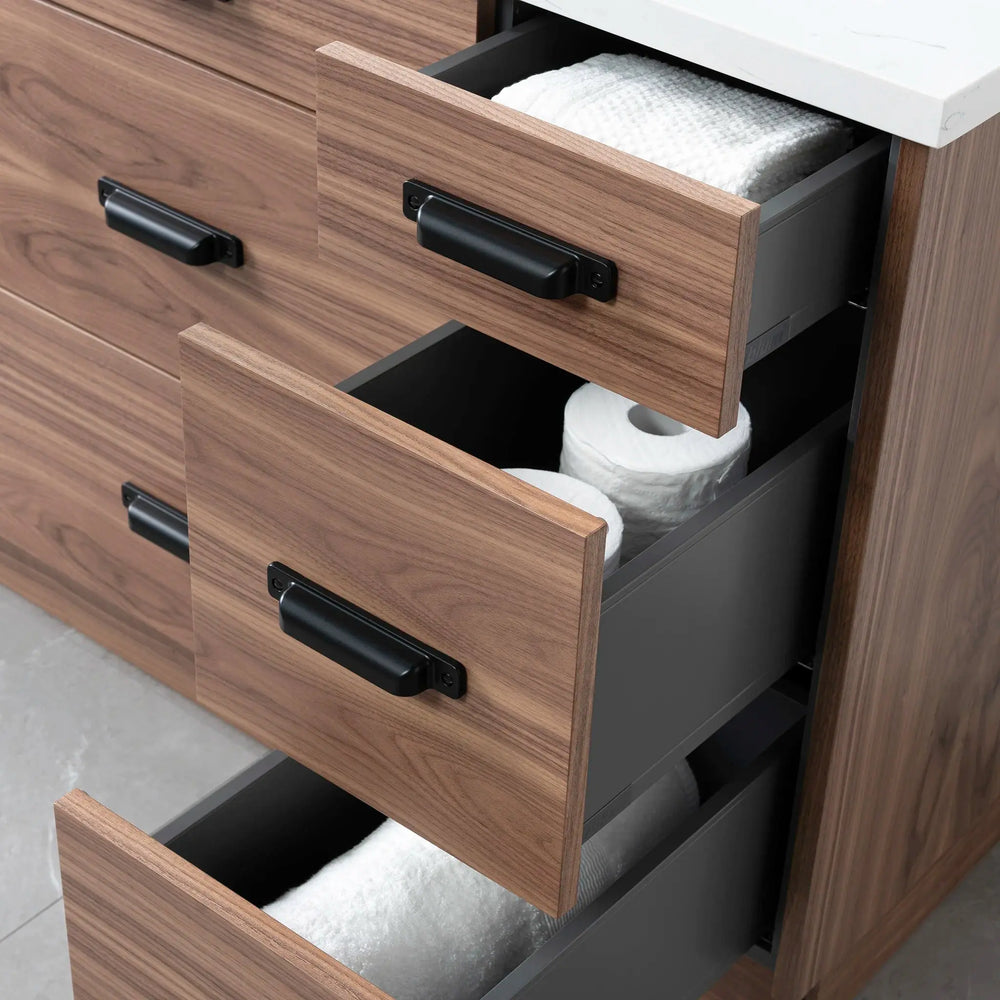 
                  
                    Asher 48", Teodor® Modern American Black Walnut Vanity Teodor Bathroom VanityCanada
                  
                