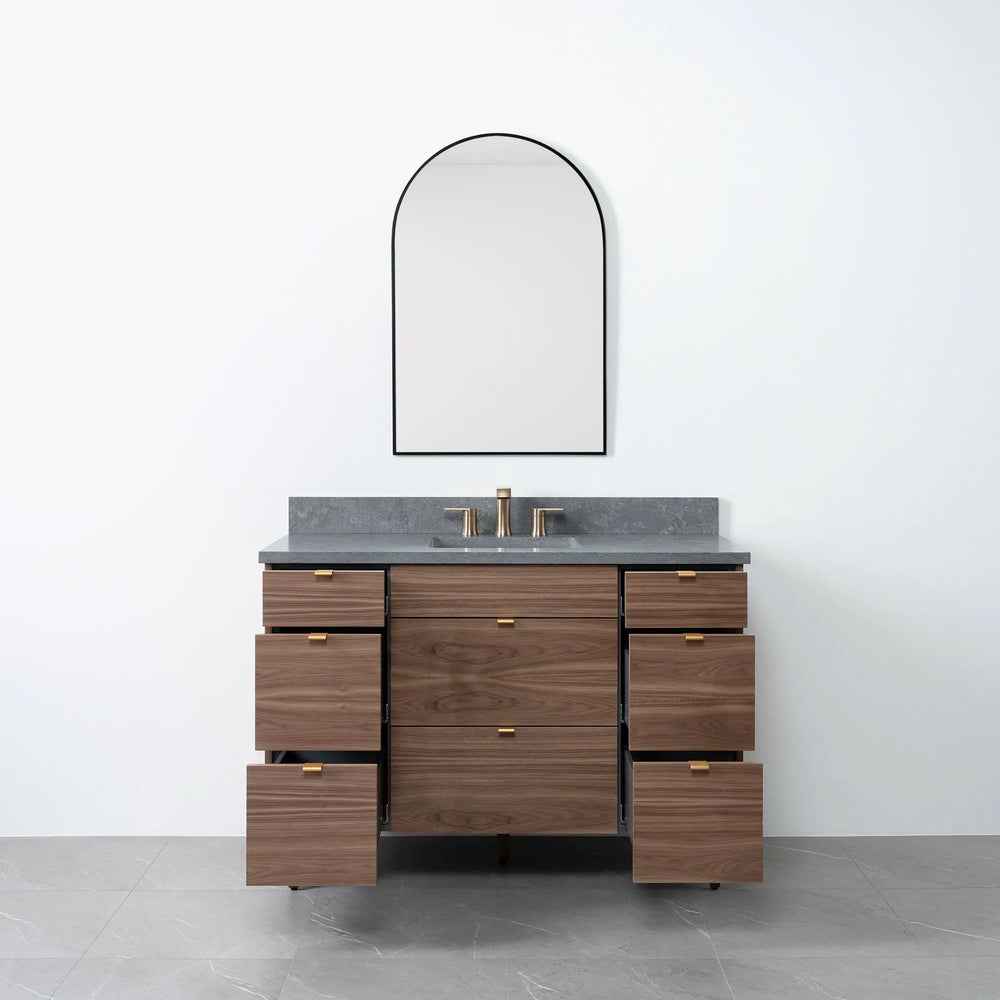 
                  
                    Asher 48", Teodor® Modern American Black Walnut Vanity Teodor Bathroom VanityCanada
                  
                