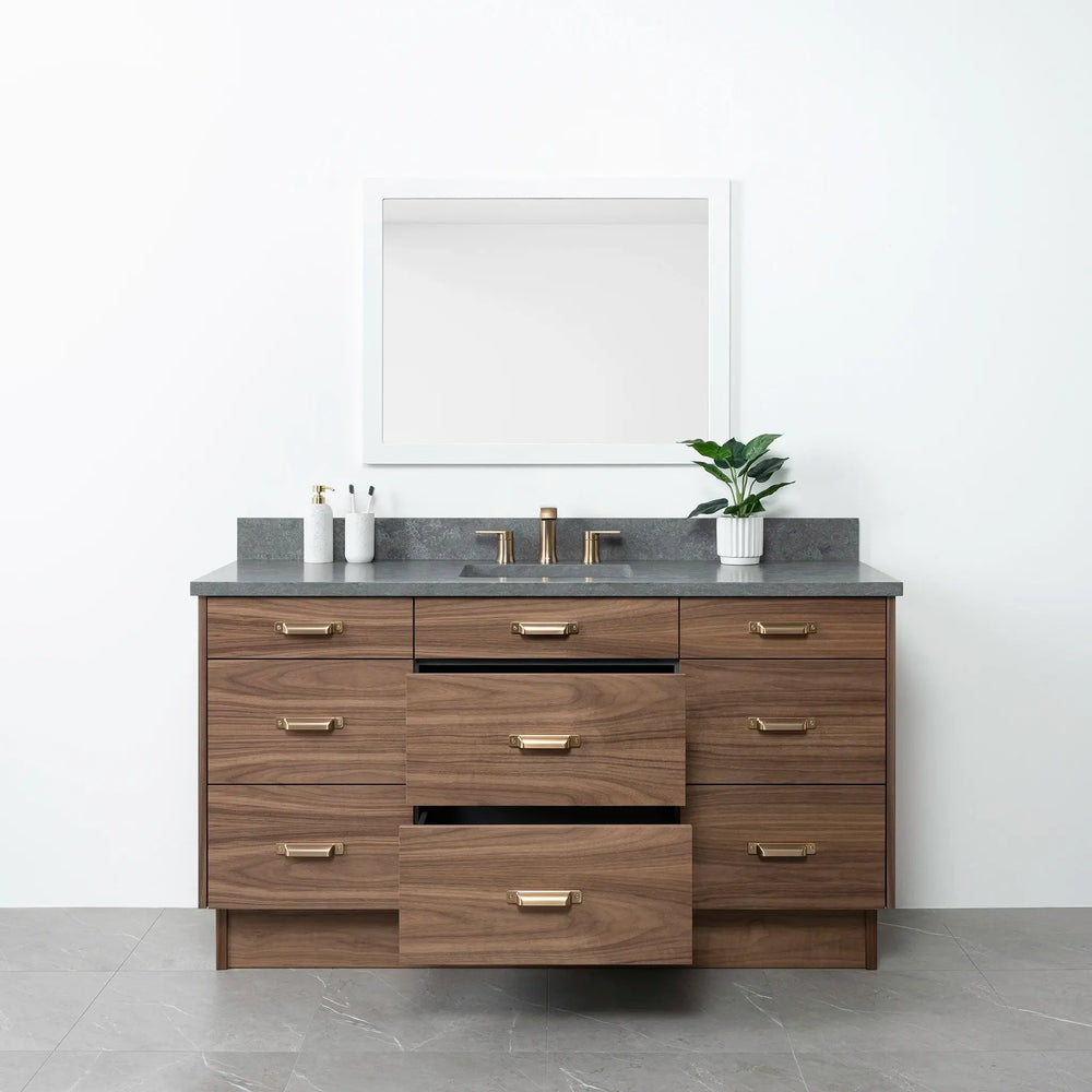 
                  
                    Asher 60", Teodor® Modern American Black Walnut Vanity Teodor Bathroom VanityCanada
                  
                