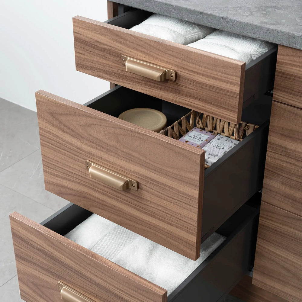 
                  
                    Asher 60", Teodor® Modern American Black Walnut Vanity Teodor Bathroom VanityCanada
                  
                