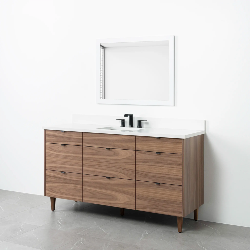 
                  
                    Asher 60", Teodor® Modern American Black Walnut Vanity Teodor Bathroom VanityCanada
                  
                
