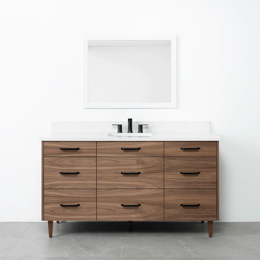 
                  
                    Asher 60", Teodor® Modern American Black Walnut Vanity Teodor Bathroom VanityCanada
                  
                