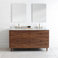 
                  
                    Asher 60", Teodor® Modern American Black Walnut Vanity, Double Sink Teodor Bathroom VanityCanada
                  
                
