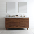 
                  
                    Asher 60", Teodor® Modern American Black Walnut Vanity, Double Sink Teodor Bathroom VanityCanada
                  
                