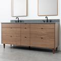
                  
                    Asher 72", Teodor® Modern American Black Walnut Vanity, Double Sink Teodor Bathroom VanityCanada
                  
                