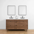 
                  
                    Asher SLIM, 60" Teodor® Modern American Black Walnut Vanity, Double Sink Teodor Bathroom VanityCanada
                  
                