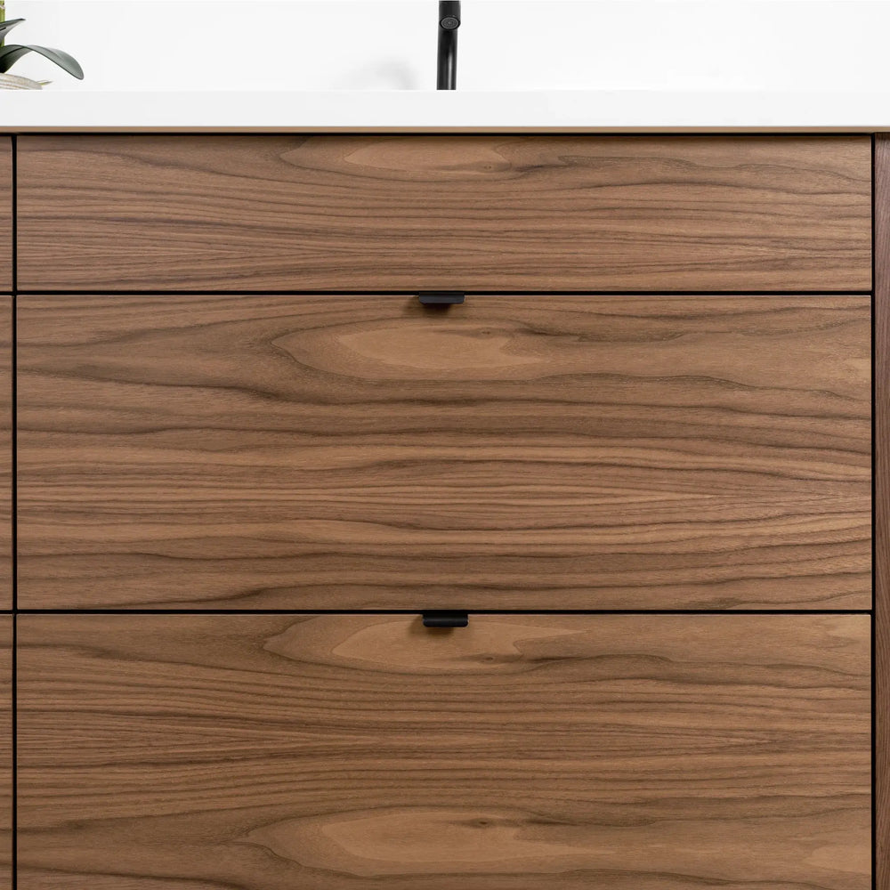 
                  
                    Asher SLIM, 72" Teodor® Modern American Black Walnut Vanity, Double Sink Teodor Bathroom VanityCanada
                  
                