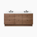 
                  
                    Asher SLIM 72" American Black Walnut Bathroom Vanity, Double Sink
                  
                