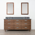 
                  
                    Asher SLIM 72" American Black Walnut Bathroom Vanity, Double Sink
                  
                