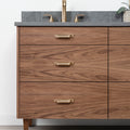 
                  
                    Asher SLIM 72" American Black Walnut Bathroom Vanity, Double Sink
                  
                
