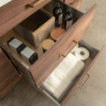 
                  
                    Asher Stainless SLIM 48" American Black Walnut Bathroom Vanity
                  
                