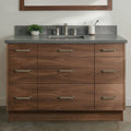 
                  
                    Asher Stainless SLIM 48" American Black Walnut Bathroom Vanity
                  
                