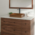 
                  
                    Asher Stainless SLIM 48" American Black Walnut Bathroom Vanity
                  
                