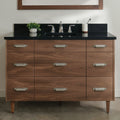 
                  
                    Asher Stainless SLIM 48" American Black Walnut Bathroom Vanity
                  
                