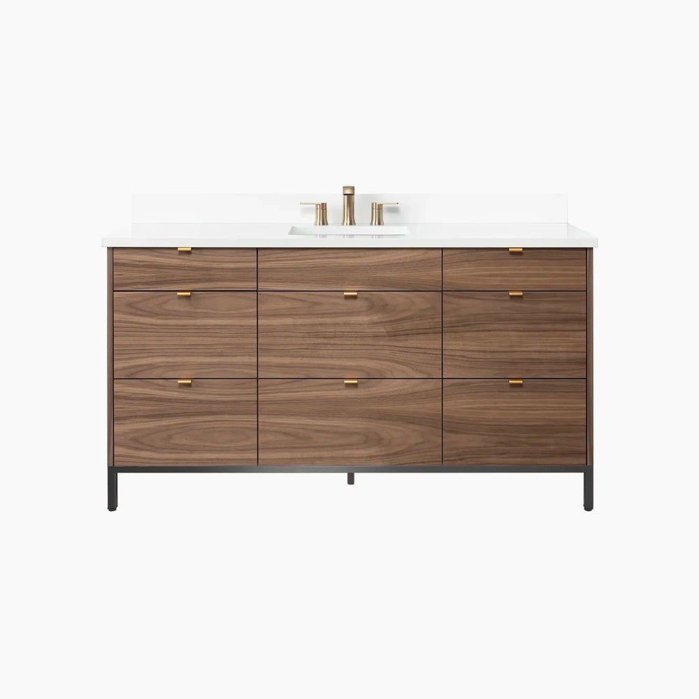 
                  
                    Asher 60" American Black Walnut Bathroom Vanity
                  
                