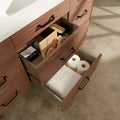 
                  
                    Asher Stainless SLIM 60" American Black Walnut Bathroom Vanity Teodor Bathroom Vanity Canada
                  
                