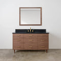
                  
                    Asher Stainless SLIM 60" American Black Walnut Bathroom Vanity Teodor Bathroom Vanity Canada
                  
                