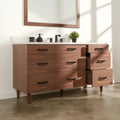 
                  
                    Asher Stainless SLIM 60" American Black Walnut Bathroom Vanity Teodor Bathroom Vanity Canada
                  
                