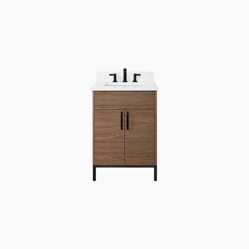 
                  
                    Austin SLIM 24" American Black Walnut Bathroom Vanity Teodor Bathroom Vanity Canada
                  
                