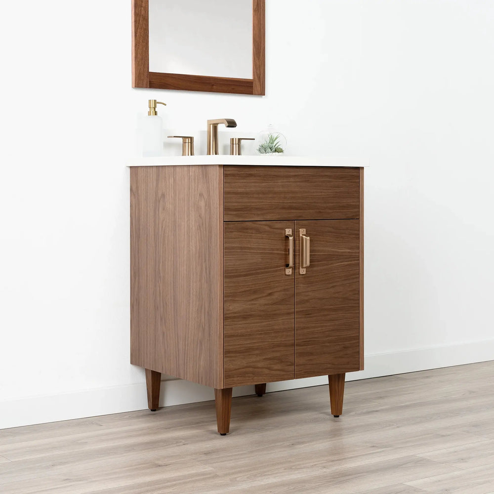 
                  
                    Austin SLIM 24" American Black Walnut Bathroom Vanity Teodor Bathroom Vanity Canada
                  
                