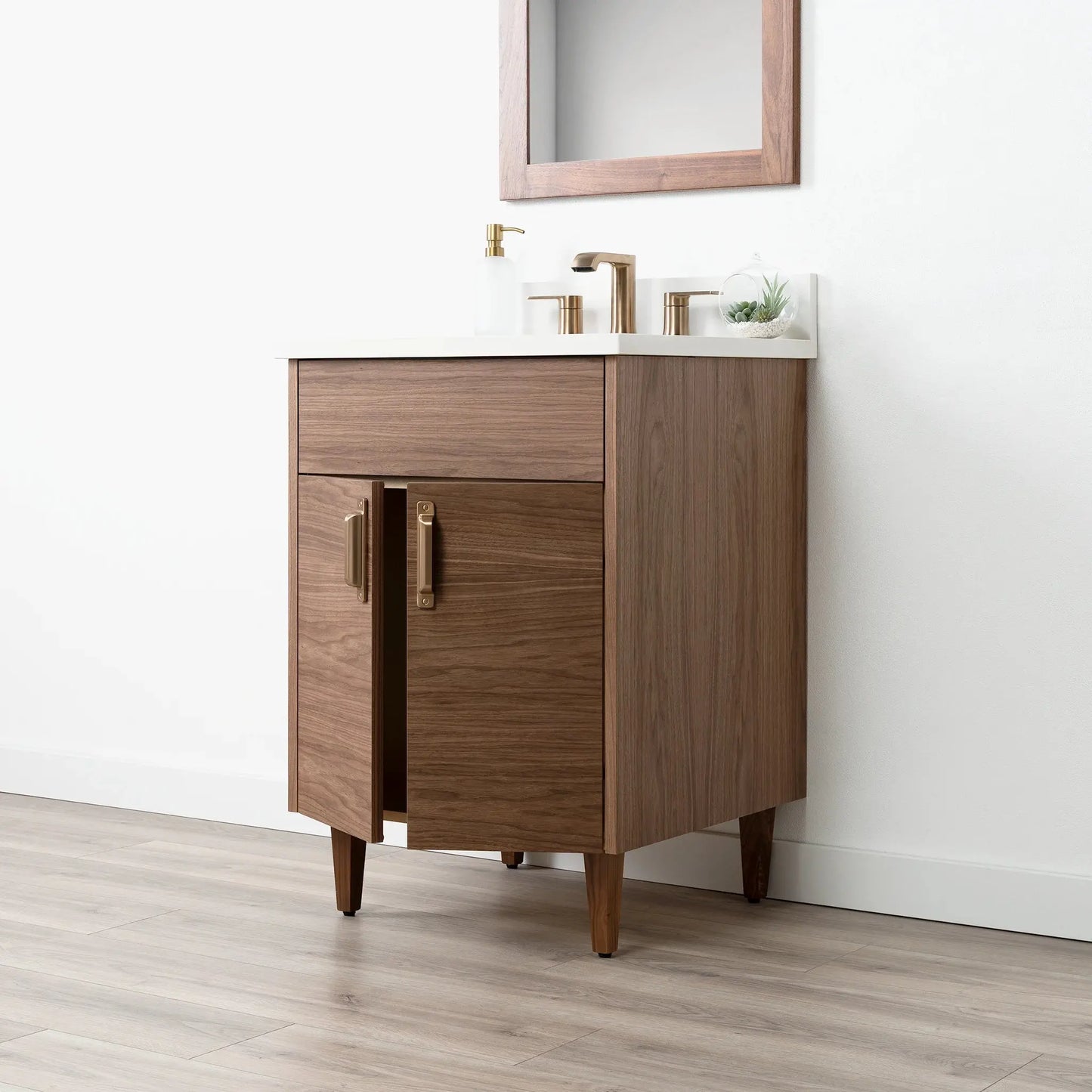 
                  
                    Austin SLIM 24" American Black Walnut Bathroom Vanity Teodor Bathroom Vanity Canada
                  
                