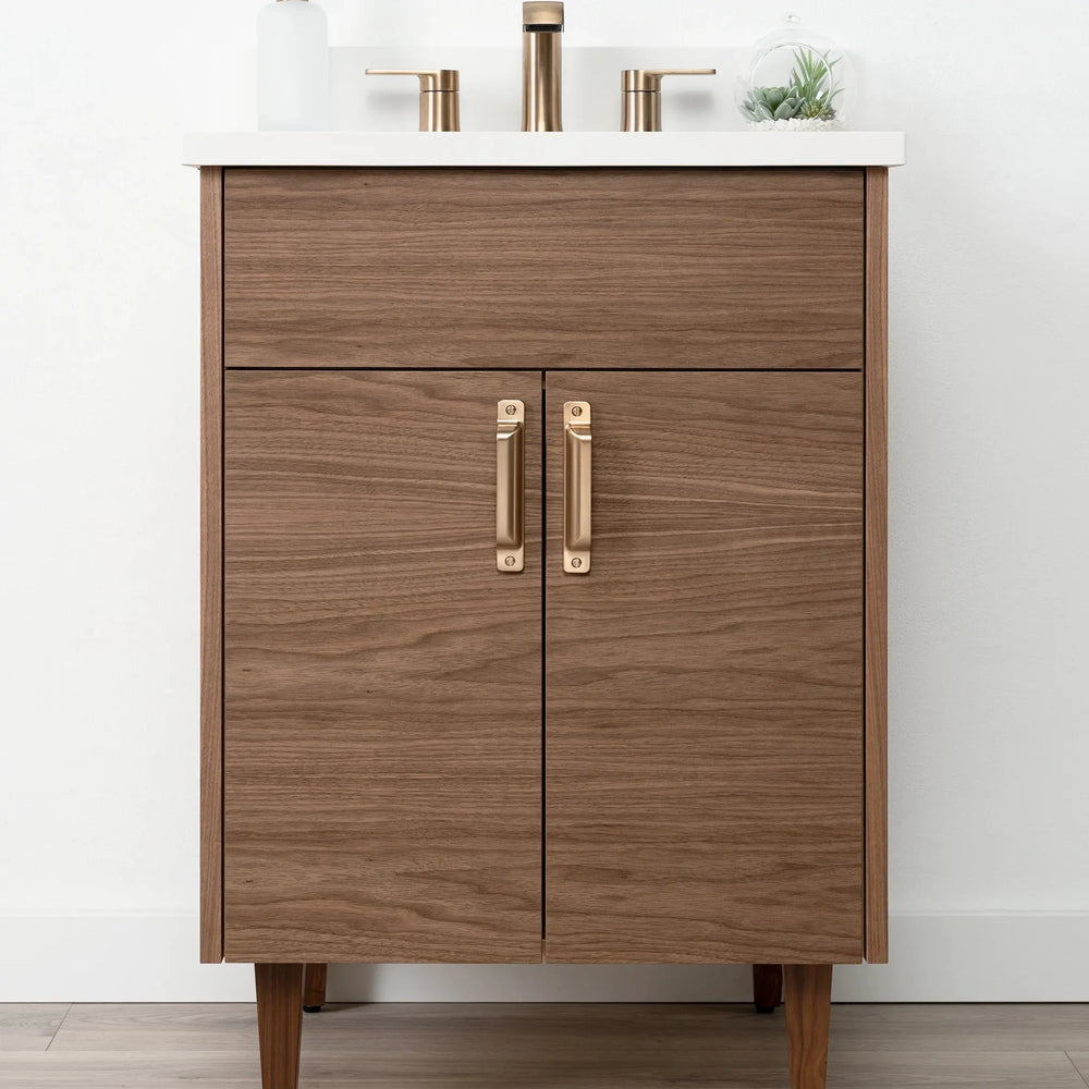 
                  
                    Austin SLIM 24" American Black Walnut Bathroom Vanity Teodor Bathroom Vanity Canada
                  
                