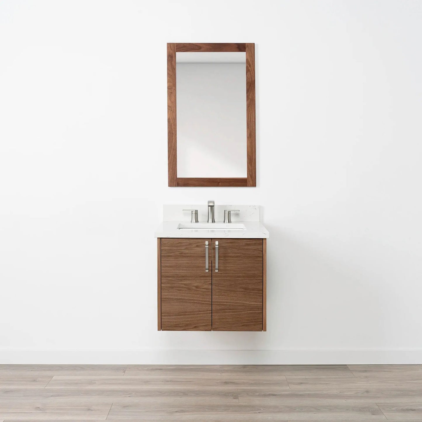 
                  
                    Austin SLIM 24" Wall Mount American Black Walnut Bathroom Vanity Teodor Bathroom Vanity Canada
                  
                