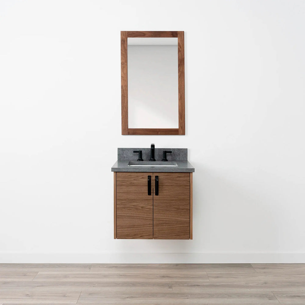 
                  
                    Austin SLIM 24" Wall Mount American Black Walnut Bathroom Vanity Teodor Bathroom Vanity Canada
                  
                