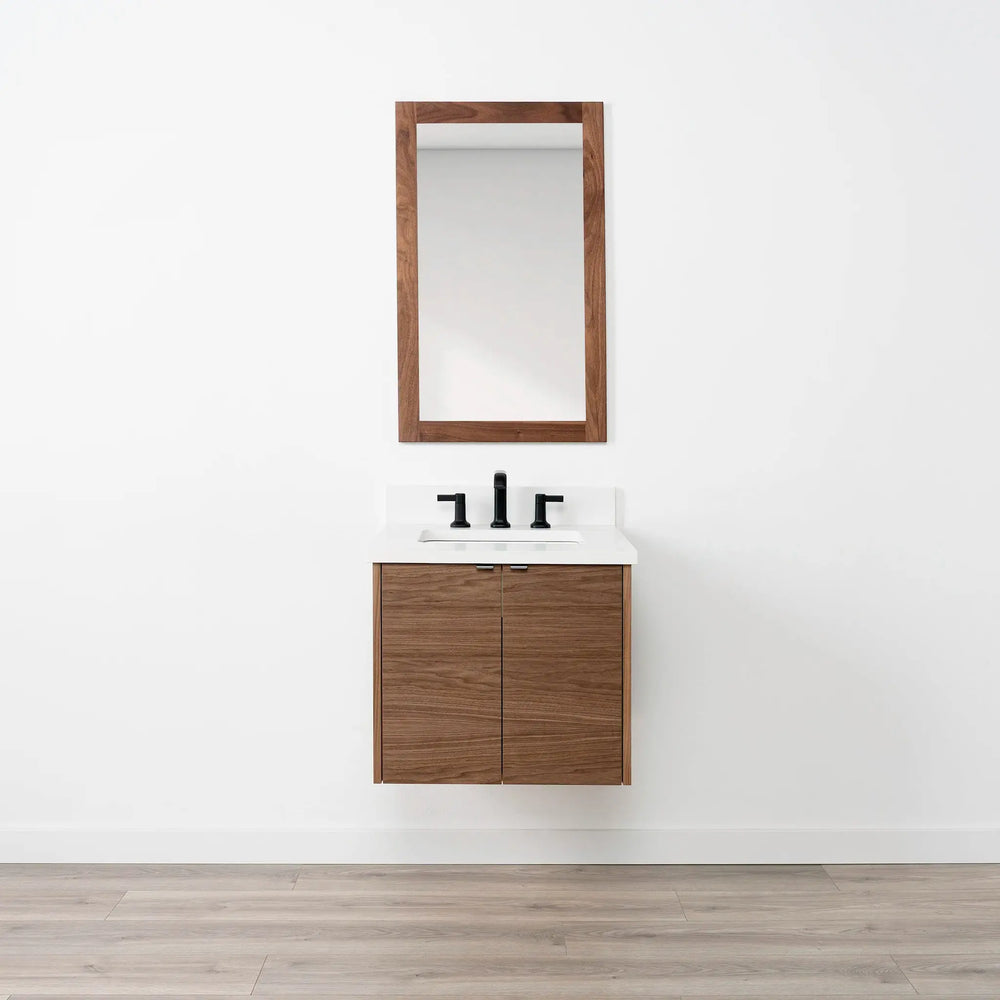 
                  
                    Austin SLIM 24" Wall Mount American Black Walnut Bathroom Vanity Teodor Bathroom Vanity Canada
                  
                