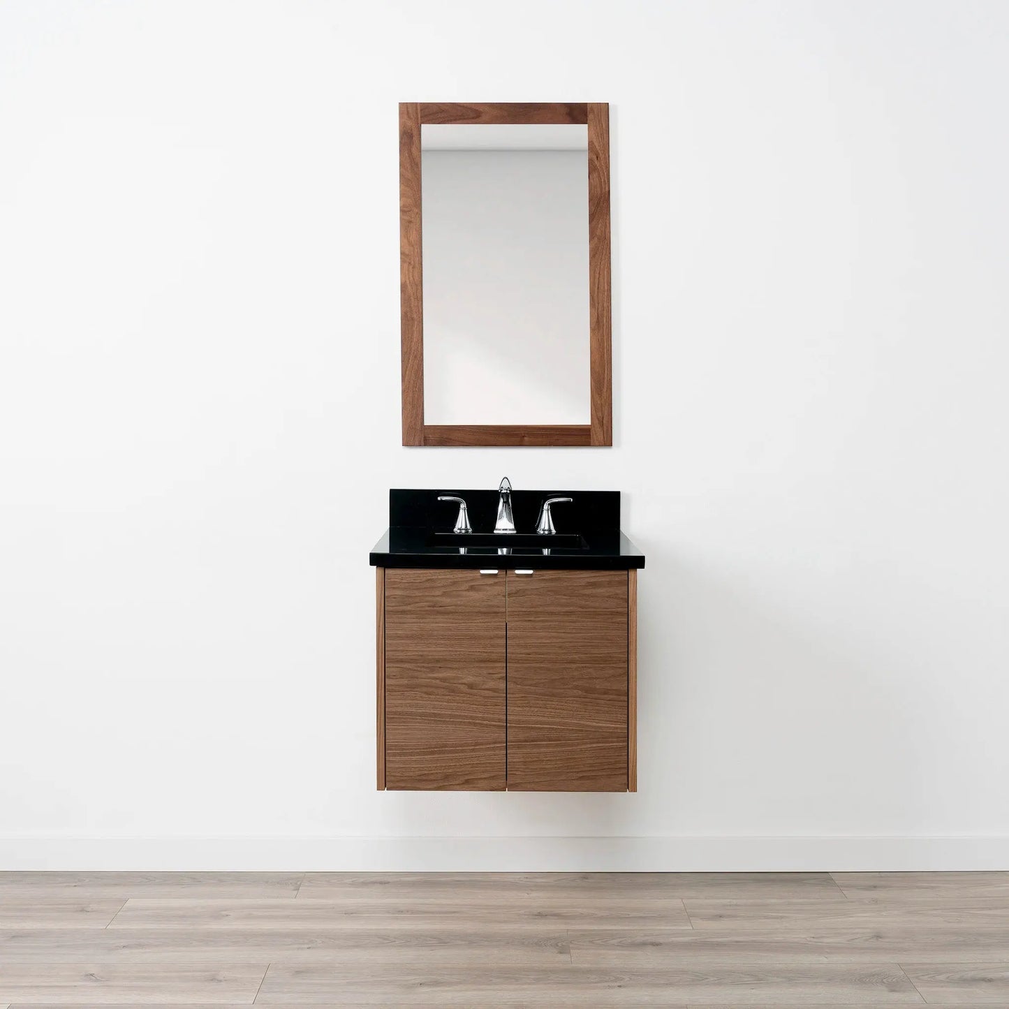
                  
                    Austin SLIM 24" Wall Mount American Black Walnut Bathroom Vanity Teodor Bathroom Vanity Canada
                  
                