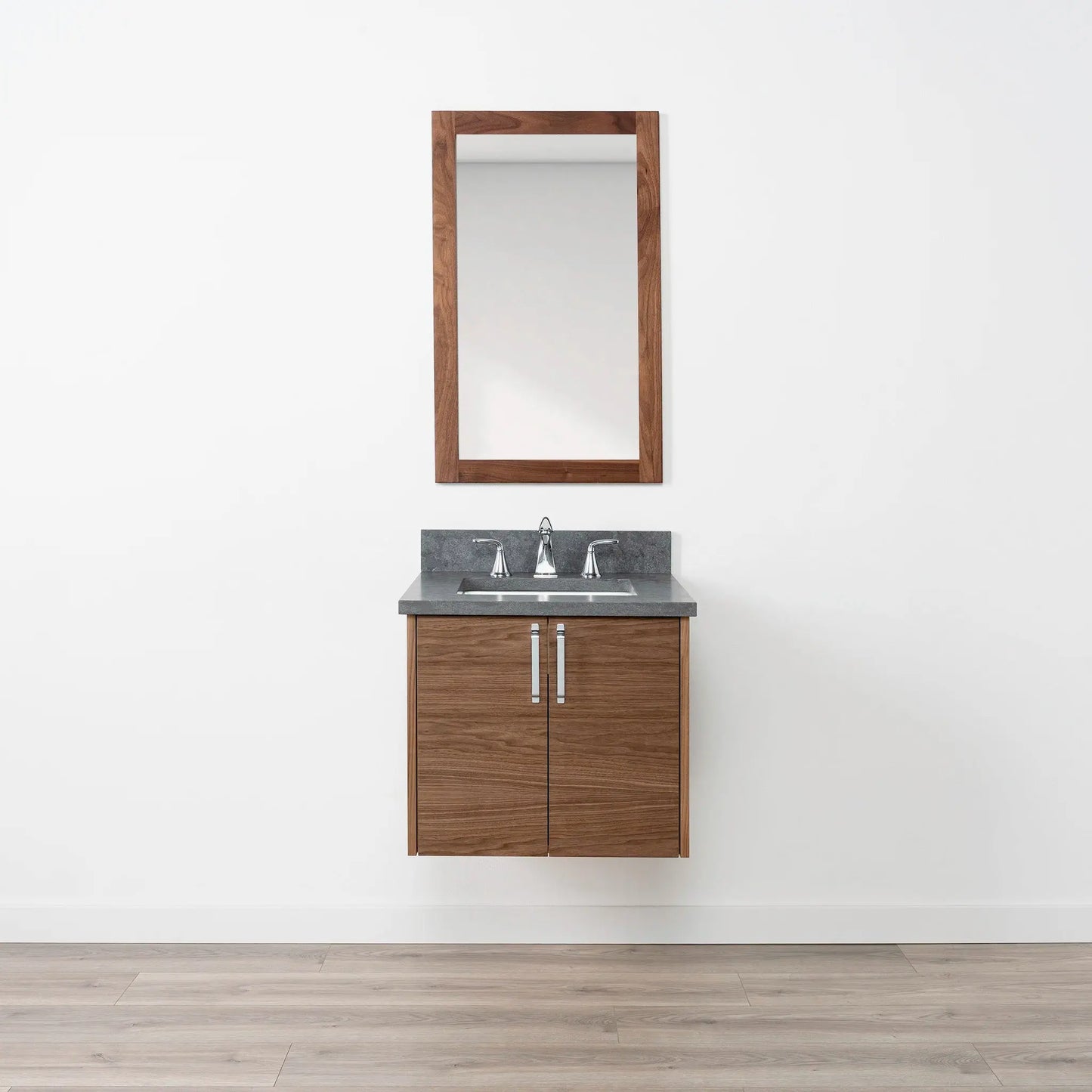 
                  
                    Austin SLIM 24" Wall Mount American Black Walnut Bathroom Vanity Teodor Bathroom Vanity Canada
                  
                