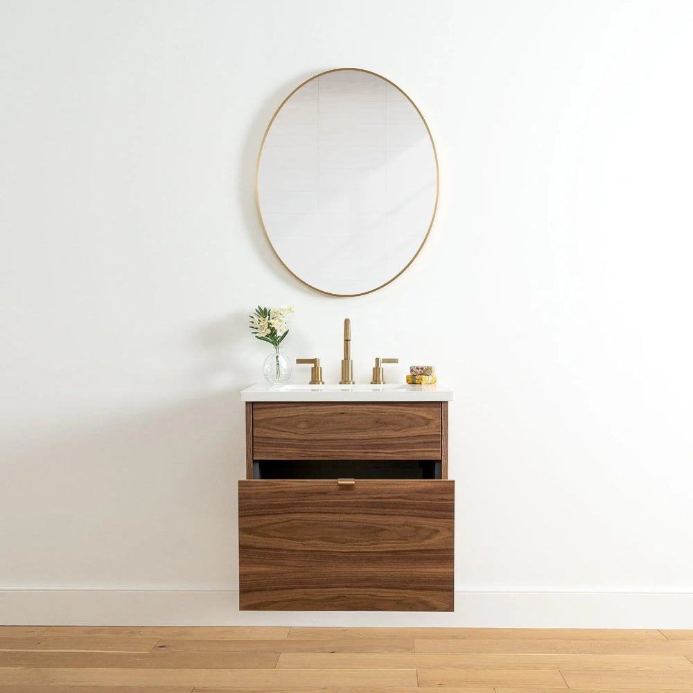 
                  
                    Austin 24", Teodor® Modern Wall Mount American Black Walnut Vanity Teodor
                  
                