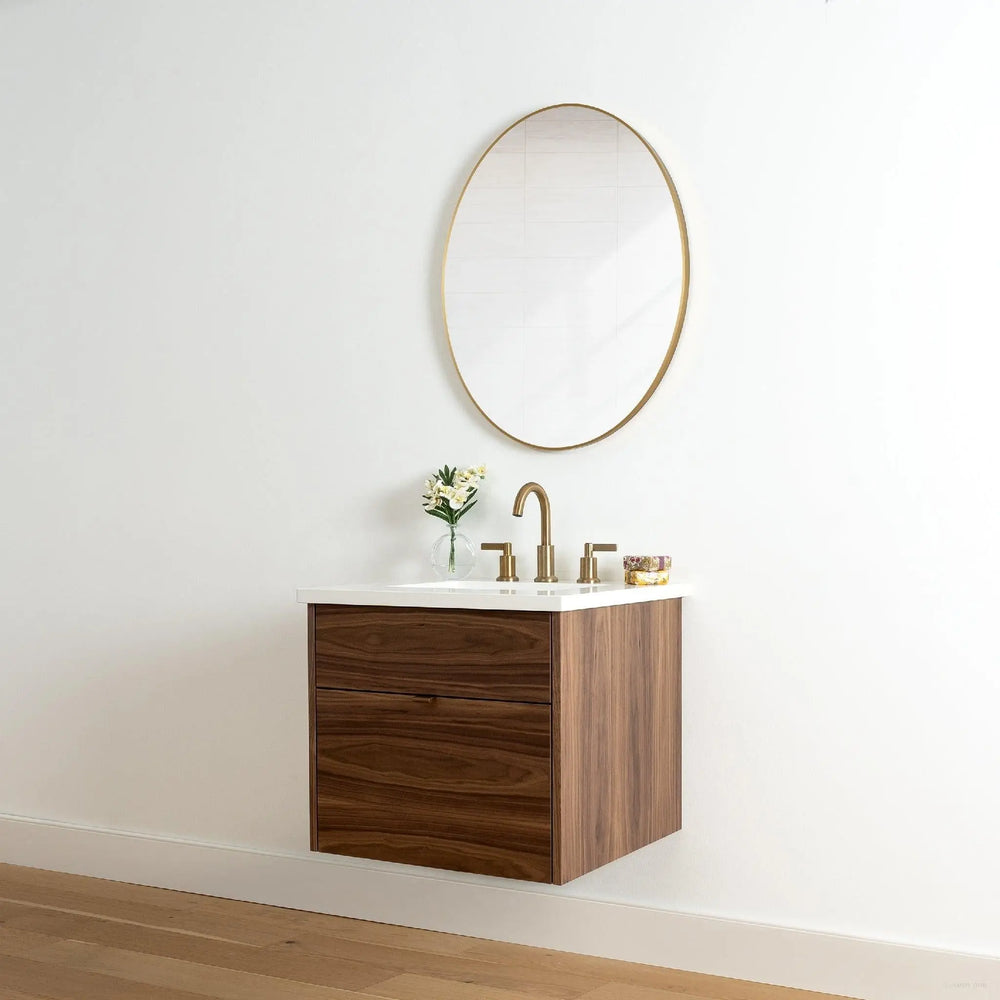 
                  
                    Austin 24", Teodor® Modern Wall Mount American Black Walnut Vanity Teodor
                  
                