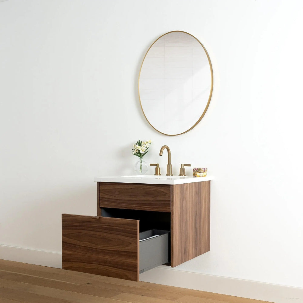 
                  
                    Austin 24", Teodor® Modern Wall Mount American Black Walnut Vanity Teodor
                  
                