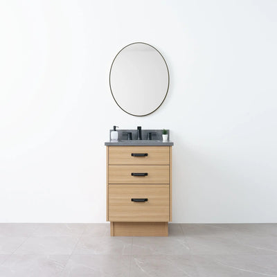 Austin 24" Natural White Oak Bathroom Vanity - Teodor Vanities