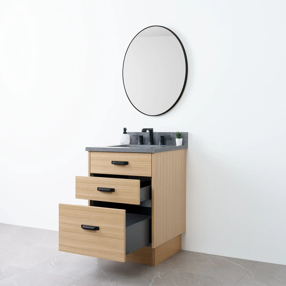 
                  
                    Austin 24" Natural White Oak Bathroom Vanity - Teodor Vanities
                  
                