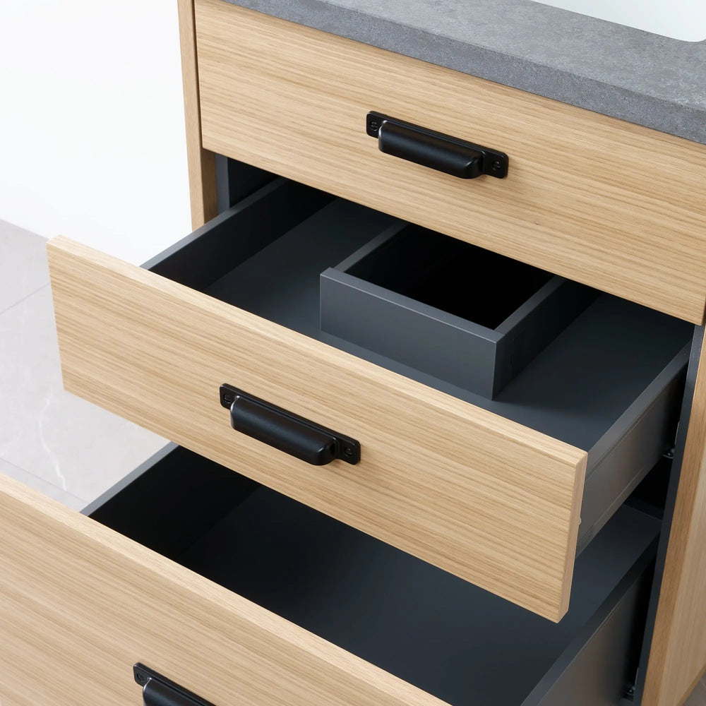 
                  
                    Austin 24" Natural White Oak Bathroom Vanity - Teodor Vanities
                  
                