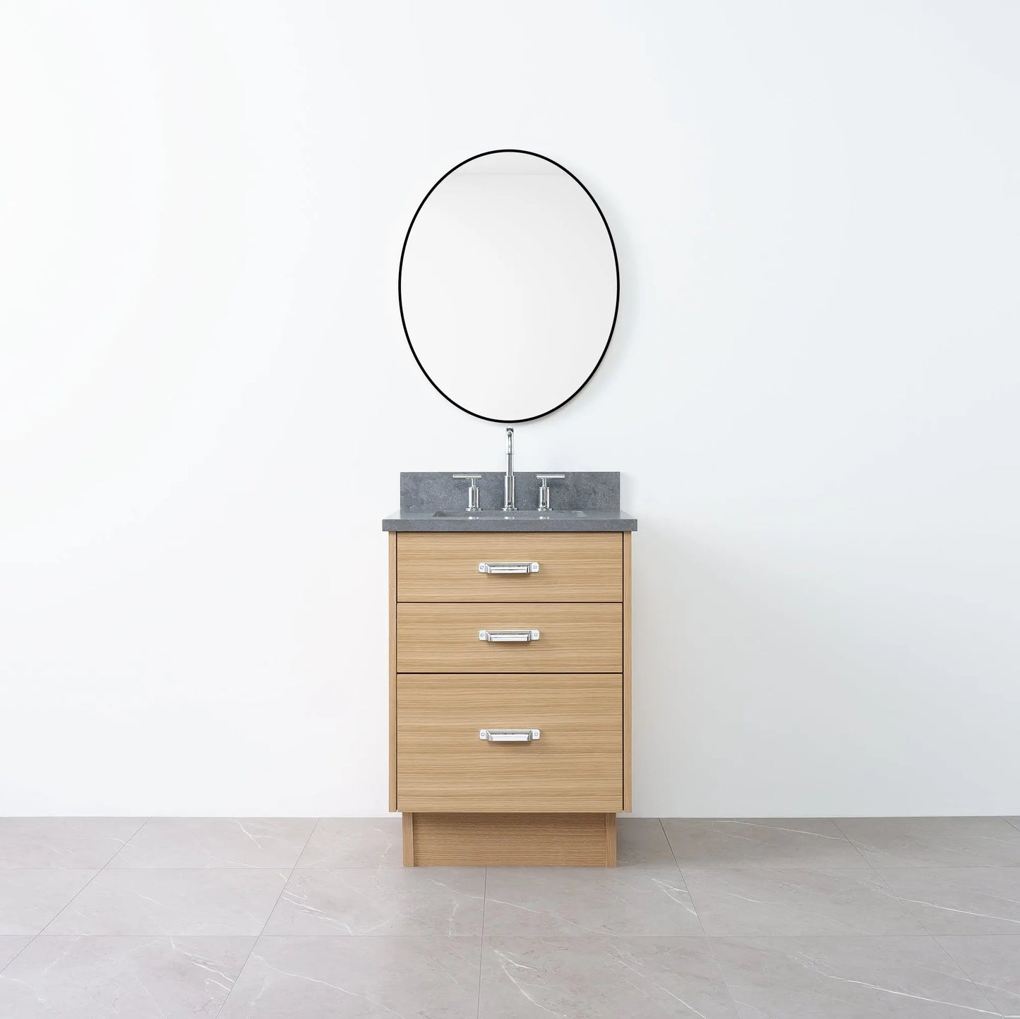 
                  
                    Austin 24" Natural White Oak Bathroom Vanity - Teodor Vanities
                  
                