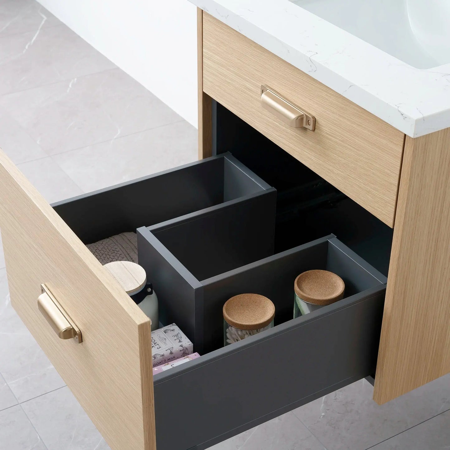 
                  
                    Austin 24", Teodor® Wall Mount Natural White Oak Vanity Teodor Bathroom VanityCanada
                  
                