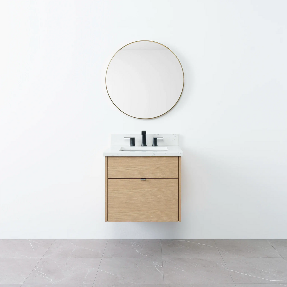 
                  
                    Austin 24", Teodor® Wall Mount Natural White Oak Vanity Teodor Bathroom VanityCanada
                  
                