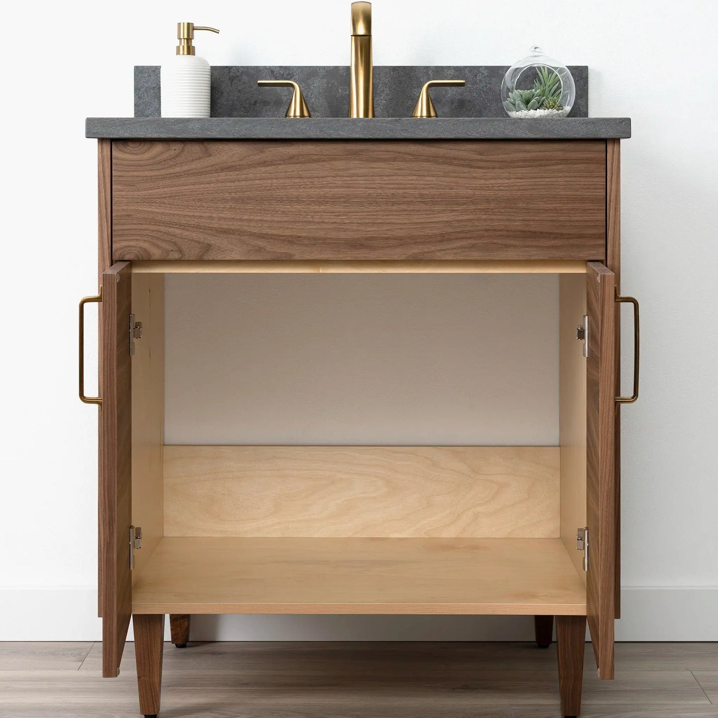 
                  
                    Austin SLIM 30" American Black Walnut Bathroom Vanity Teodor Bathroom Vanity Canada
                  
                