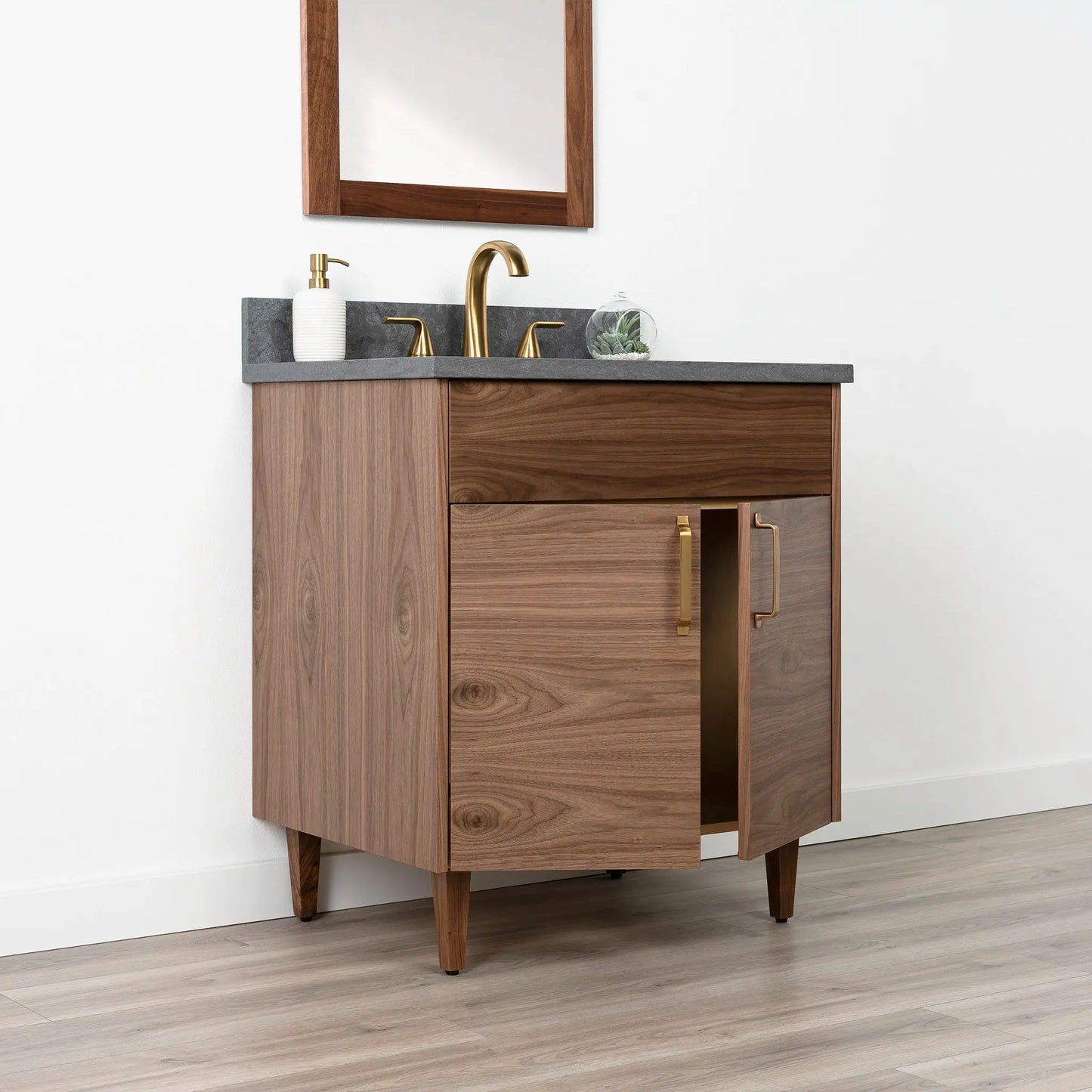
                  
                    Austin SLIM 30" American Black Walnut Bathroom Vanity Teodor Bathroom Vanity Canada
                  
                