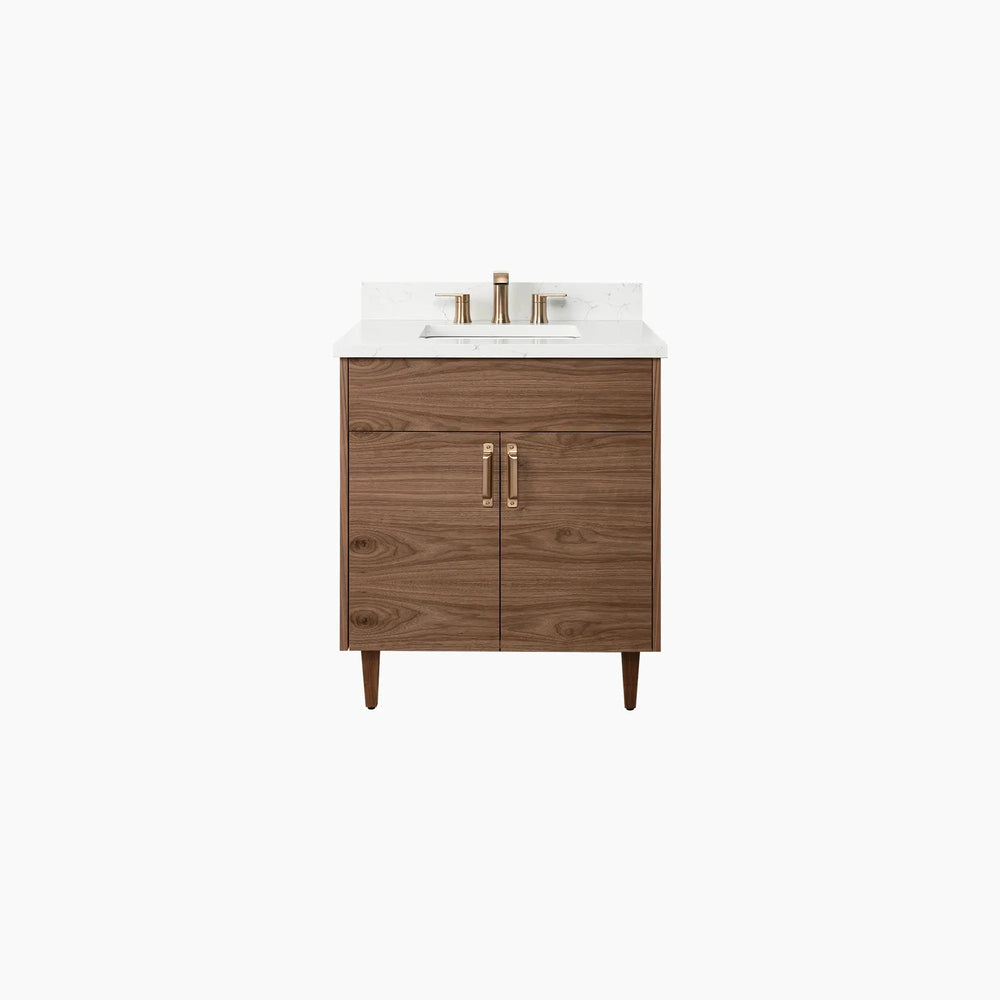 Austin SLIM 30" American Black Walnut Bathroom Vanity Teodor Bathroom Vanity Canada