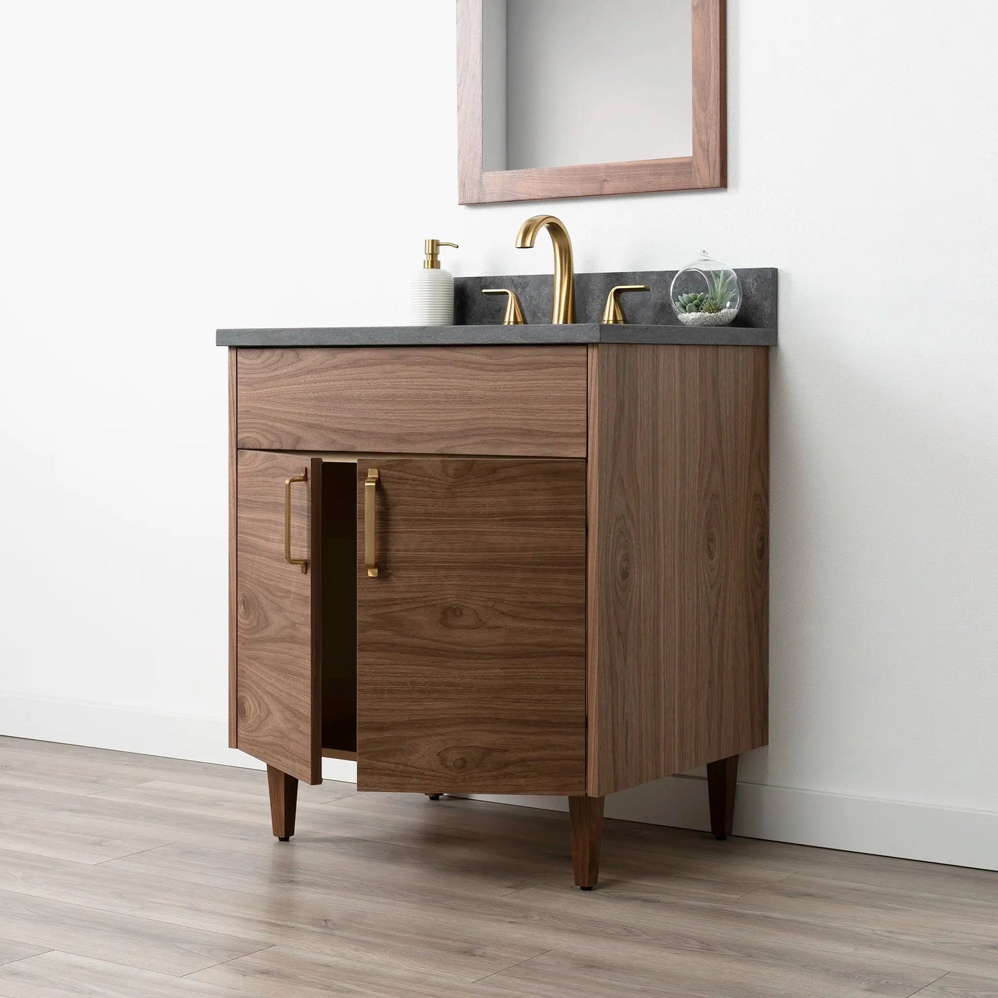 
                  
                    Austin SLIM 30" American Black Walnut Bathroom Vanity Teodor Bathroom Vanity Canada
                  
                
