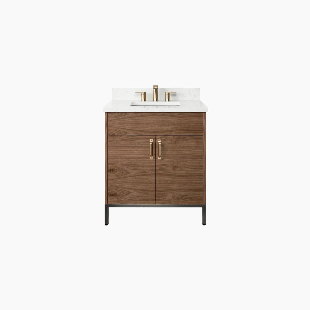 
                  
                    Austin SLIM 30" American Black Walnut Bathroom Vanity Teodor Bathroom Vanity Canada
                  
                