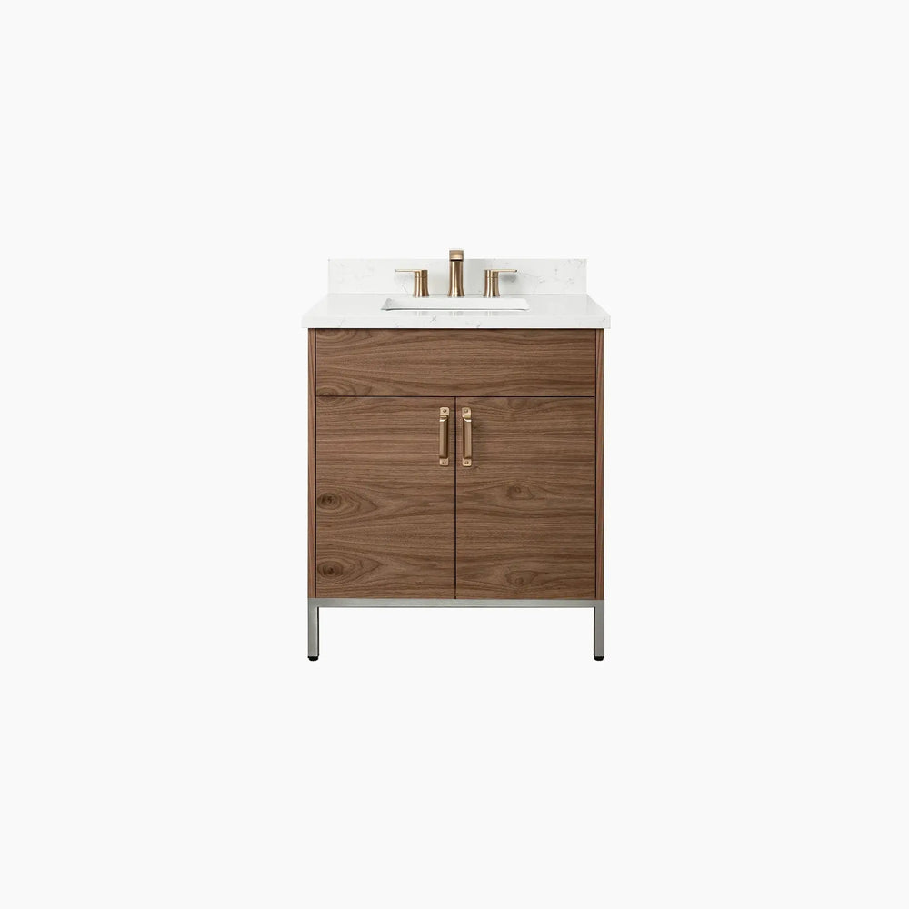
                  
                    Austin SLIM 30" American Black Walnut Bathroom Vanity Teodor Bathroom Vanity Canada
                  
                